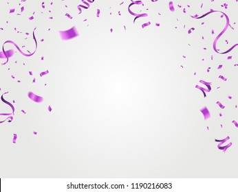 Fuchsia metallic baloons on the upstairs with clear path isolated on white background