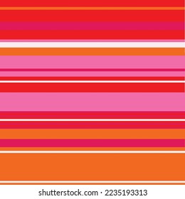 fuchsia orange and red stripe pattern design, colorful stripe vector