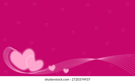 Fondo rosa fucsia decorado