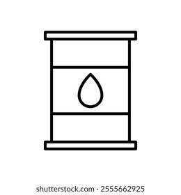 fuel can icon simple thin line logo symbol sign