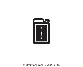 Fuel can icon and symbol vector illustration, diesel fuel icon or engine oil icon logo vector