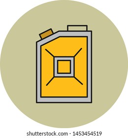 Fuel can icon for your project
