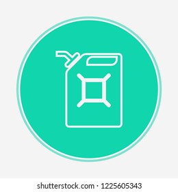 Fuel can vector icon sign symbol