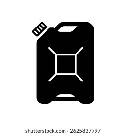 Símbolo del Vector de la lata de combustible y diseño del icono