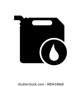 fuel canister and droplet icon