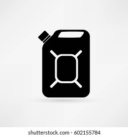 fuel canister. gasoline can vector icon