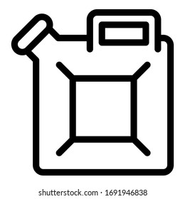 Icono del cartucho de combustible. Icono vectorial del cartucho de combustible para diseño web aislado en fondo blanco