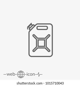 fuel canister vector icon