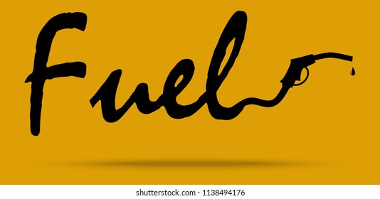 Fuel concept. Vector Illustration