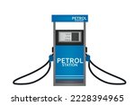 Fuel dispenser equipment. vector illustration
