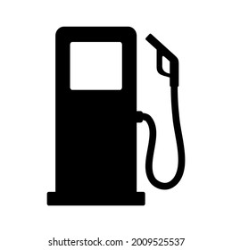 fuel dispenser icon on white background