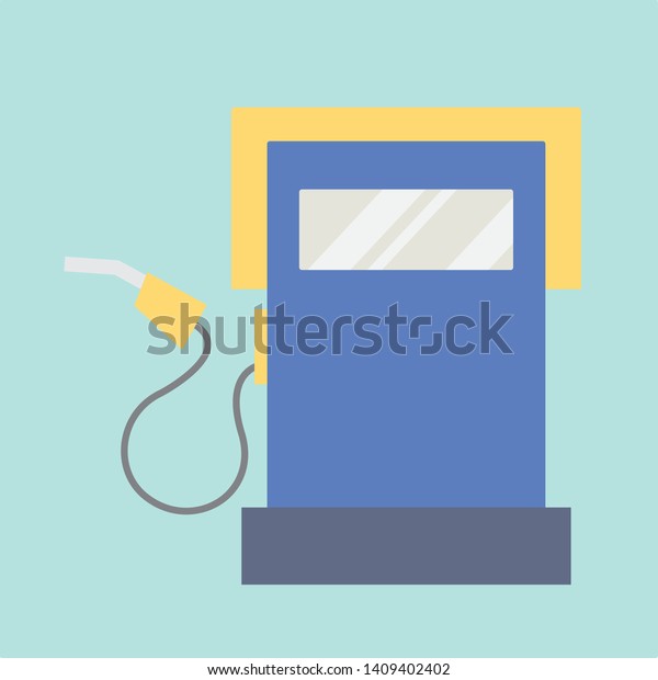 Fuel dispenser icon vector illustrator design\
isolated on blue\
background.