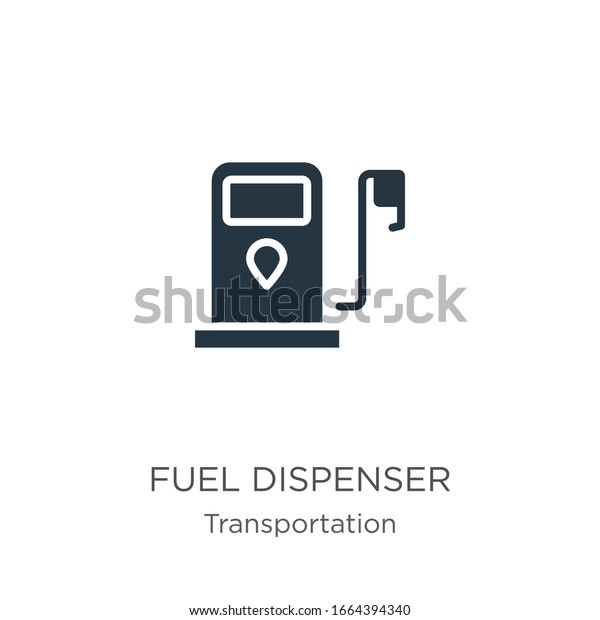 Fuel Dispenser Icon Vector Trendy Flat Stock Vector (Royalty Free ...