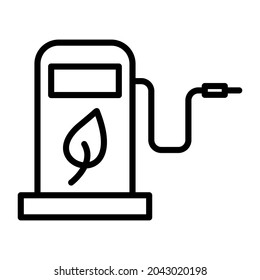 Fuel Ecology icon vector image. Can also be used for web apps, mobile apps and print media.