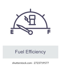 Elemento De Eficiencia De Combustible Para Diseño Gráfico