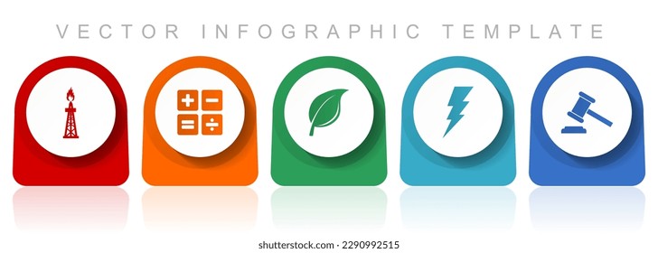 Fuel and energy icon set, flat design miscellaneous colorful icons such as oil and gas, calculator, leaf, bolt and auction for webdesign and mobile applications, infographic vector template in eps 10