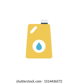 fuel gallon glyph flat vector icon