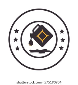 fuel gallon isolated icon