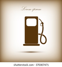 Fuel , gas station, Column for refueling icon