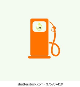 Fuel , gas station, Column for refueling icon