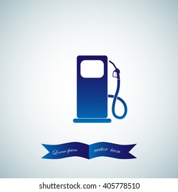 Fuel , gas station, Column for refueling icon