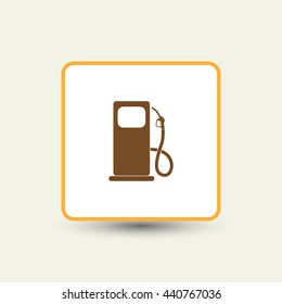 Fuel , gas station, Column for refueling icon