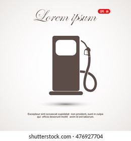 Fuel , gas station, Column for refueling icon
