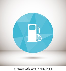 Fuel , gas station, Column for refueling icon