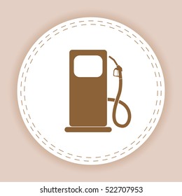 Fuel , gas station, Column for refueling icon