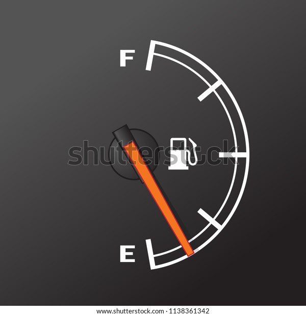 Fuel gauge
- car dashboard device of gasoline
level