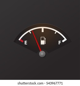 Fuel Gauge Icon.