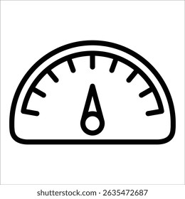 Fuel Gauge Icon Element For Design