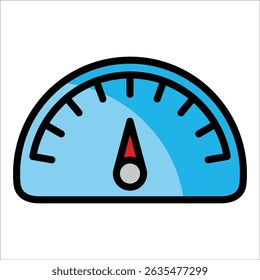 Elemento del icono del indicador de combustible para el diseño