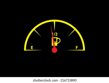 Fuel Gauge Icon. Vector