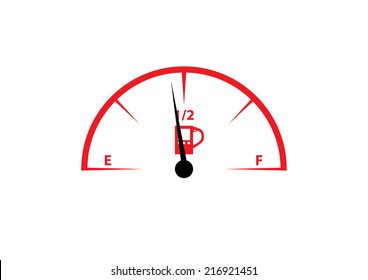 Fuel Gauge Icon. Vector 