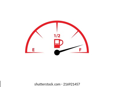 Fuel Gauge Icon. Vector 