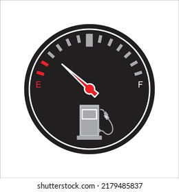 fuel gauge icon vector design template
