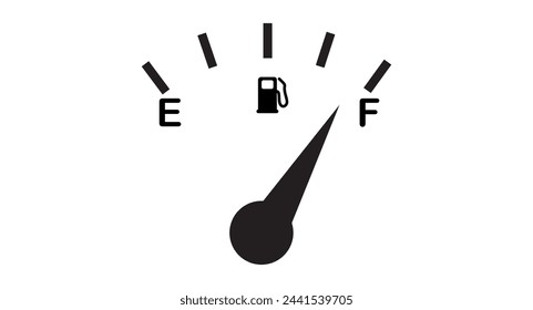 Icono del aforador de combustible. Vector aislado
