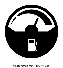 Fuel Gauge Iconfuel Indicator Vector Signfuel Stock Vector (Royalty ...