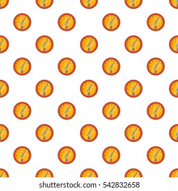 Fuel gauge pattern. Cartoon illustration of fuel gauge vector pattern for web