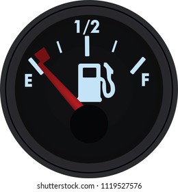 Fuel gauge. vector illustration