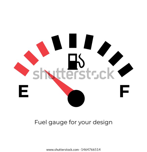 Fuel gauge for
your design. Vector
illustration