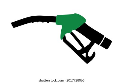 fuel gun on a white background