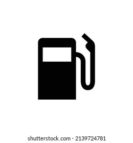 icono de combustible. Diseño de estilo plano aislado en un fondo blanco.