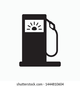 Fuel icon. Flat icon. Flat style sign for mobile concept and web design. Oil industry icon