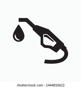 Fuel icon. Flat icon. Flat style sign for mobile concept and web design. Oil industry icon