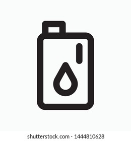 Fuel icon. Flat icon. Flat style sign for mobile concept and web design. Oil industry icon