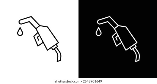 Icono de combustible Conjunto de Vector gráfico para diseño ui