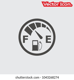 Fuel icon isolated sign symbol and flat style for app, web and digital design. Vector illustration.