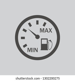 Fuel icon isolated sign symbol and flat style for app, web and digital design. Vector illustration.